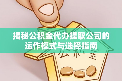 浦北揭秘公积金代办提取公司的运作模式与选择指南