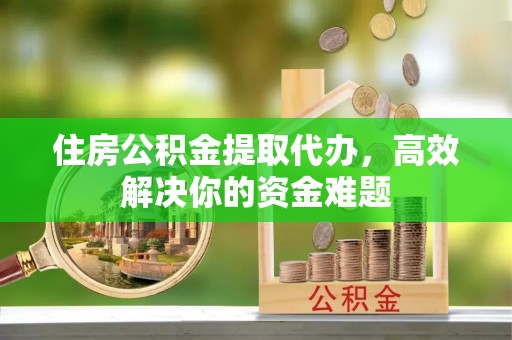 浦北住房公积金提取代办，高效解决你的资金难题