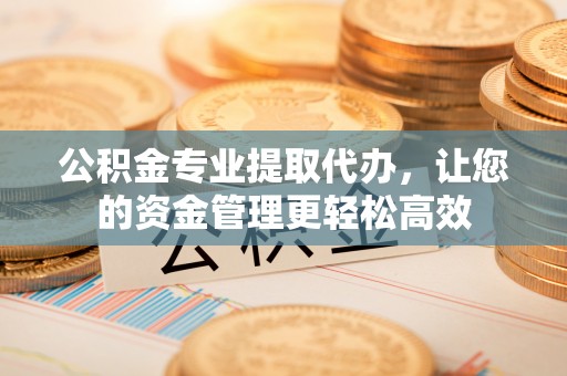浦北公积金专业提取代办，让您的资金管理更轻松高效
